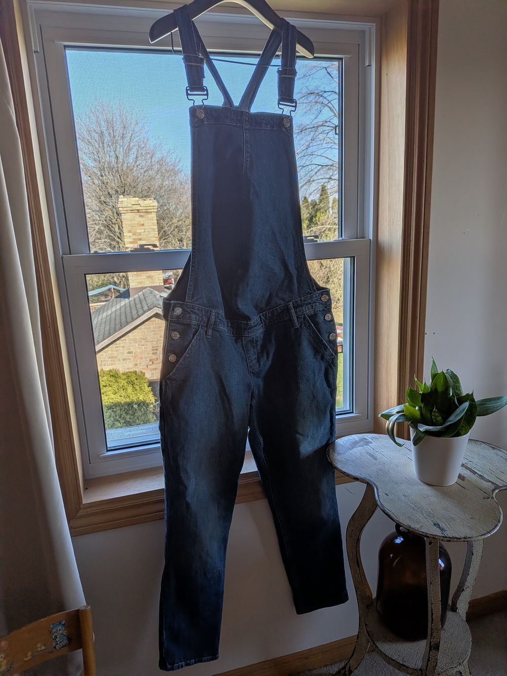 Denim Maternity Overalls